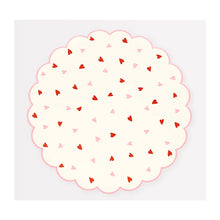 Load image into Gallery viewer, Heart Pattern Side Plates (Pack 8)