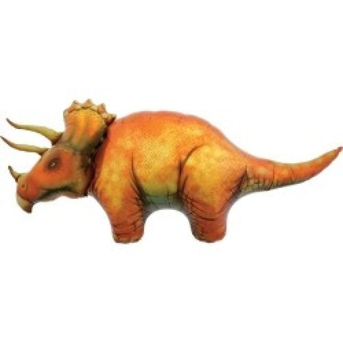 Inflated Triceratops Foil Balloon