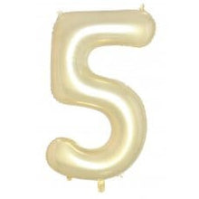 Load image into Gallery viewer, Luxe Gold Number Foil Balloon 86cm