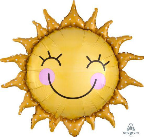 Smiley Sun Foil Balloon