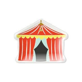 Carnival Tent Shaped Plate (Pack 8)