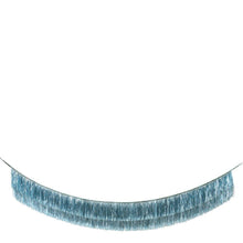 Load image into Gallery viewer, Tinsel Fringe Garland Blue