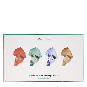Dinosaur Kingdom Party Hats (Pack 8)