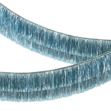 Load image into Gallery viewer, Tinsel Fringe Garland Blue