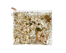 Load image into Gallery viewer, Good As Gold Confetti Everything Pouch