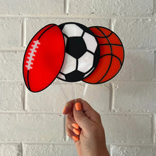 Load image into Gallery viewer, Soccer Ball Cake Topper