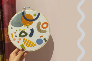 Journey Of Something Embroidery Kit - Shapes