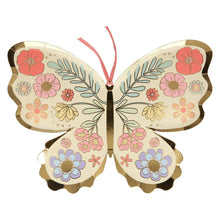 Load image into Gallery viewer, Floral Butterfly Plates (Pack 8)