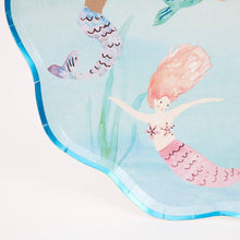 Load image into Gallery viewer, Mermaids Swimming Plates (Set of 8)