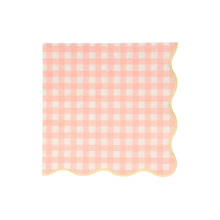 Load image into Gallery viewer, Gingham Napkins Small (Pack 20)