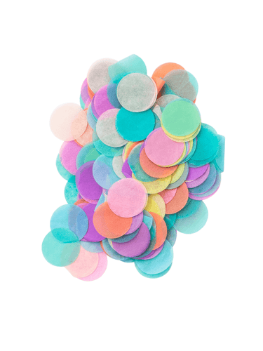 Pastel Rainbow Jumbo Confetti