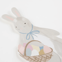 Load image into Gallery viewer, Bunny With Basket Plates (Pack 8)