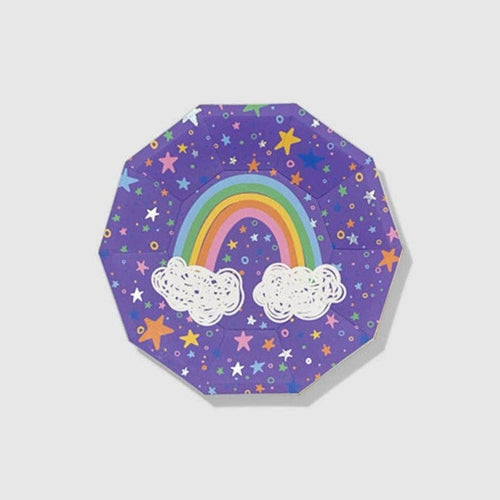 Sparkella Rainbow Small Plates (Pack 10)