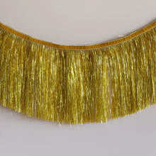 Load image into Gallery viewer, Tinsel Fringe Garland Gold