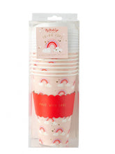 Load image into Gallery viewer, Made With Love Rainbows Go-To Cups (Pack 8)