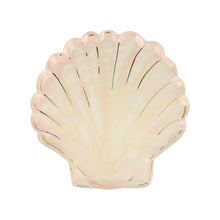 Load image into Gallery viewer, Watercolour Clam Shell Plates (Set of 8)