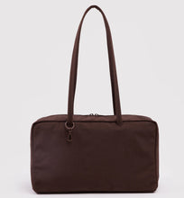 Load image into Gallery viewer, Baggu Medium Nylon Bowler Bag Coffee