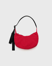 Load image into Gallery viewer, Baggu Small Nylon Crescent Bag Candy Apple