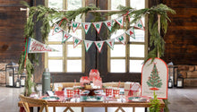 Load image into Gallery viewer, Red Gingham Christmas Gable Treat Boxes (Pack of 6)