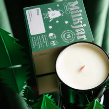 Load image into Gallery viewer, Milkjar Doug - Evergreen, Bourbon &amp; Musk Coconut Soy 8oz Candle