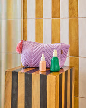 Load image into Gallery viewer, KIP &amp; Co. Lilac Velvet Toiletry Bag