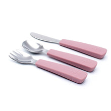 Load image into Gallery viewer, Toddler Feedie® Cutlery Set - Dusty Rose