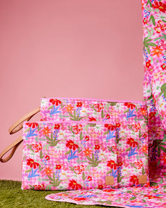 The Somewhere Co Flowerburst Large Wet Bag