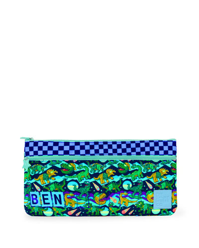 The Somewhere Co Dino Rave Mini ID Pencil Case