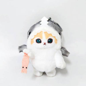 Mofusand Shark Costume Bag Charms Key Chain