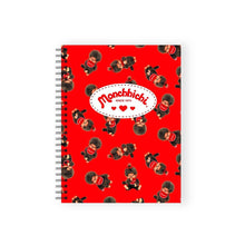 Load image into Gallery viewer, Monchhichi Red Spiral Notebook