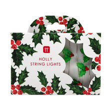 Load image into Gallery viewer, Christmas Holly String Lights