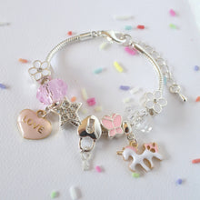 Load image into Gallery viewer, Unicorn Charm Bracelet: Boxed