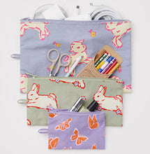 Load image into Gallery viewer, Baggu - Flat Pouch Set Spring Animals