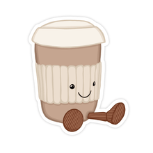 Load image into Gallery viewer, Latte Jelly - Cozy Coffee Cafe Vinyl Sticker