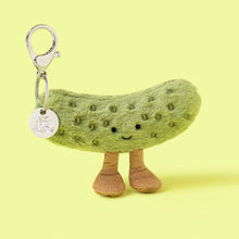 Load image into Gallery viewer, Jellycat Amuseables Pickle Plushie Bag Charm