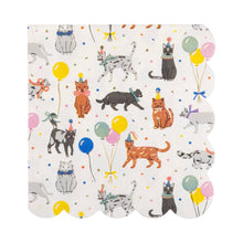Load image into Gallery viewer, Cat Party Cocktail Napkin (Pack 18)