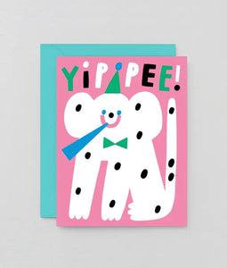 'Yippee!' Greetings Card