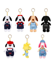 Load image into Gallery viewer, Peanuts Denim Series Plush Keychain Blind Box