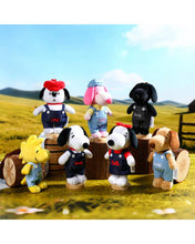 Load image into Gallery viewer, Peanuts Denim Series Plush Keychain Blind Box