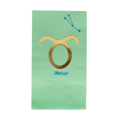 Zodiac Guest Napkin Taurus (Pack 16)
