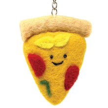 Load image into Gallery viewer, Felt Keychain - Pizza Felt Keyring