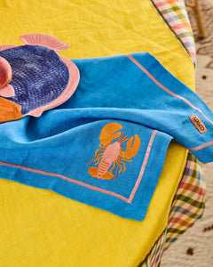 KIP & Co. Lobster Embroidered 4P Napkin Set