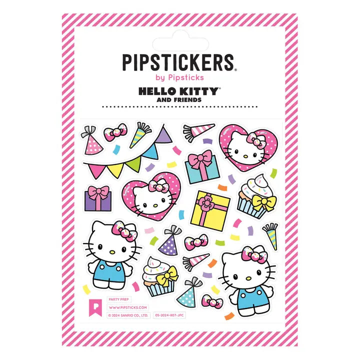 Hello Kitty Party Prep Stickers