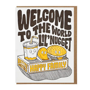 Welcome To The World Lil' Nugget Card