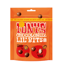 Load image into Gallery viewer, Tony&#39;s Chocolonely Lil Bits - Caramel Sea Salt + Cookie