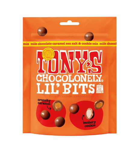 Tony's Chocolonely Lil Bits - Caramel Sea Salt + Cookie