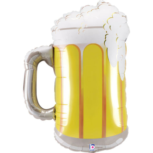 Frosty Beer Mug Foil Balloon.