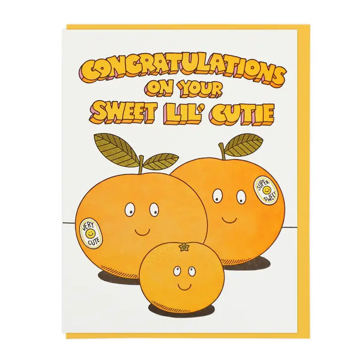 Congratulations On Your Sweet Lil' Cutie Card