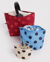 Load image into Gallery viewer, Baggu Go Pouch Set Polka Dot Mix