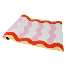 Load image into Gallery viewer, Groovy Waves Paper Table Runner